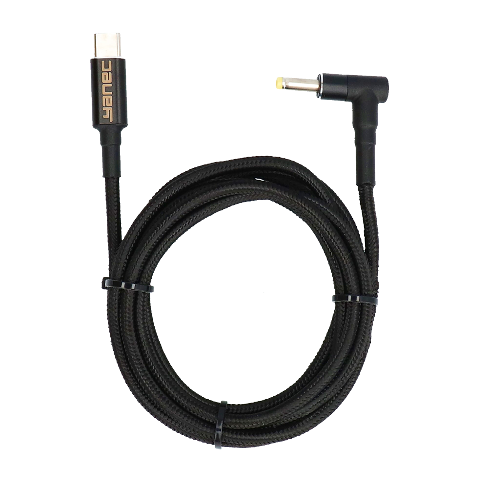 Yanec USB-C naar 4.0 x 1.7 mm laadkabel 1.8m (Lenovo)