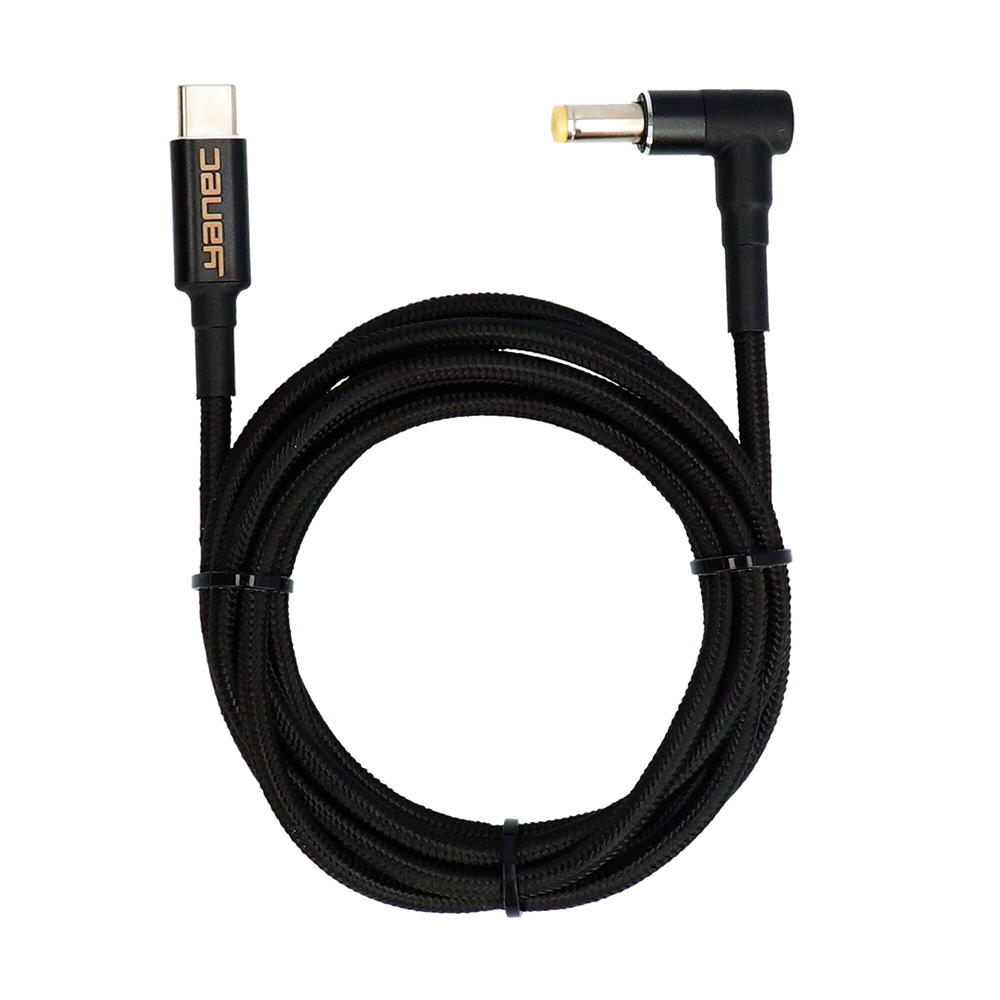 Yanec USB-C naar 5.5 x 1.7 mm laadkabel 1.8m (Acer)