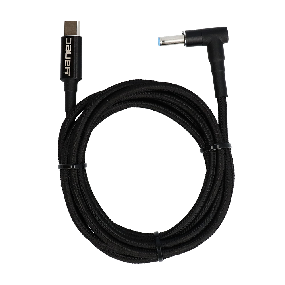 Yanec USB-C naar 4.5 x 3.0 mm laadkabel 1.8m (HP)